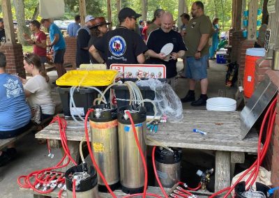 Tap setup for the home brew competition